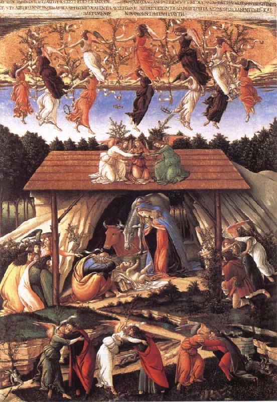 Sandro Botticelli Mystic Nativity China oil painting art